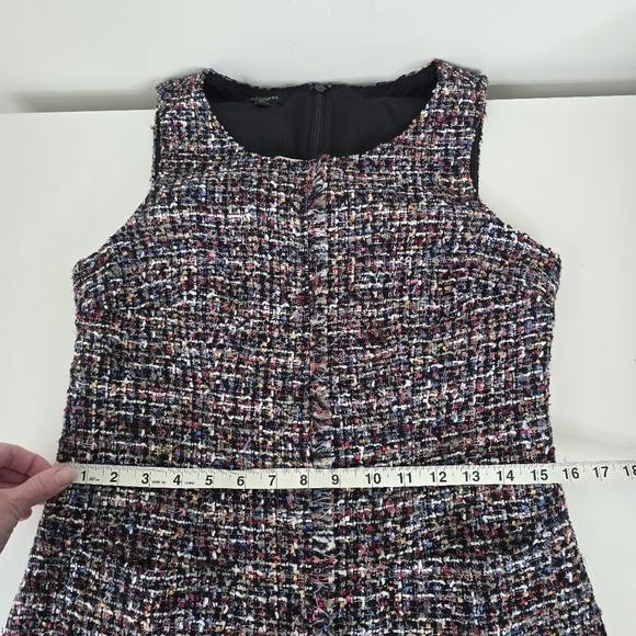 NWT Talbots Fringed Tweed Sleeveless Sheath Dress 6P Old Money Office Careerwear - Picture 10 of 13